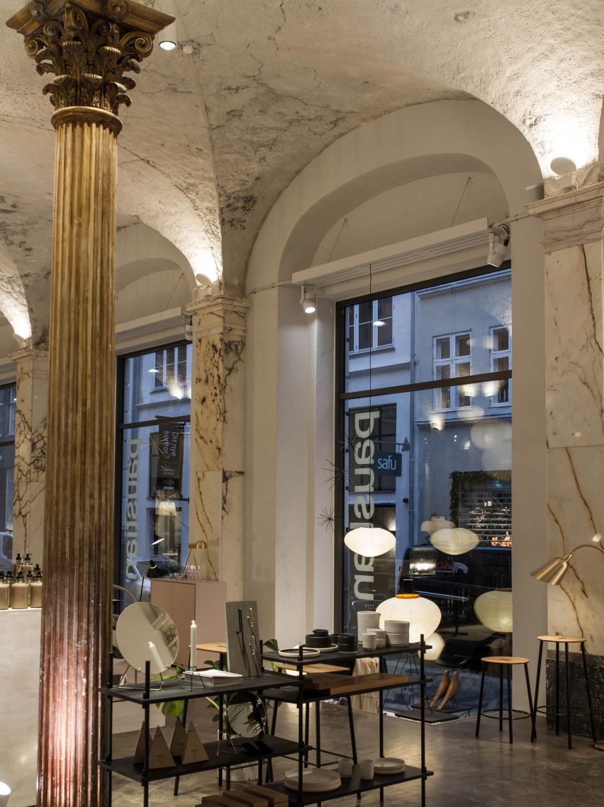 Paustian showroom in Copenhagen on Niels Hemmingsens Gade