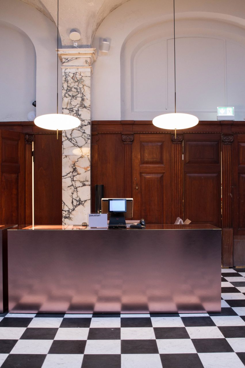 Paustian showroom in Copenhagen on Niels Hemmingsens Gade