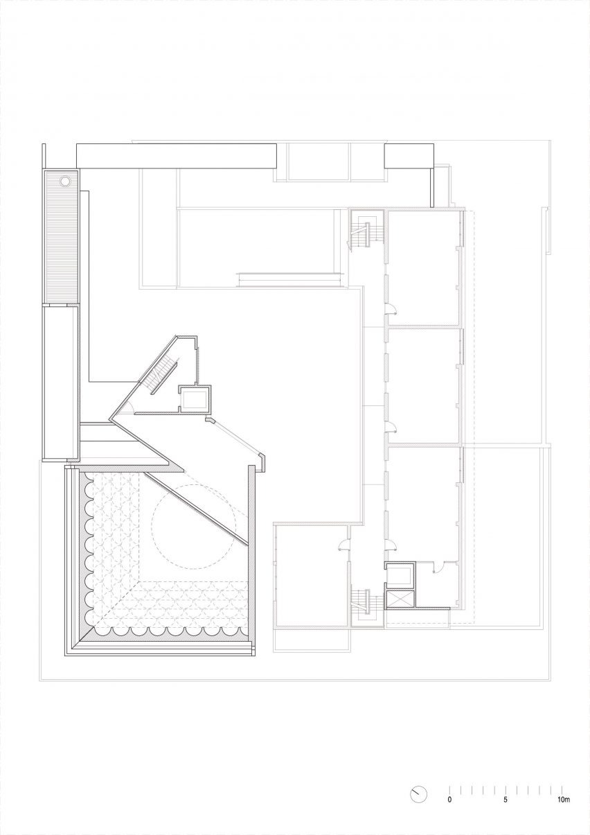 First floor plan of Punchbowl Mosque by Candalepas Associates