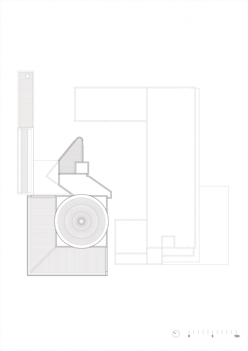 Roof plan of Punchbowl Mosque by Candalepas Associates