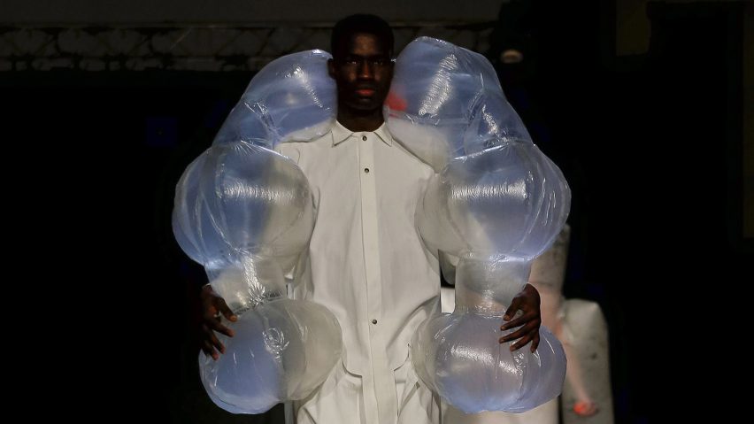 San Kim channels fetishistic Freudian theories in inflatable fashion collection