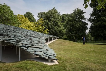 The 2019 Serpentine Pavilion was designed by Japanese architect Junya Ishigami