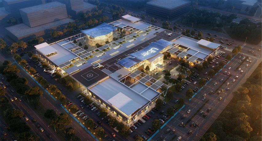 SHoP and Gensler reveal designs for Uber Air Skyports