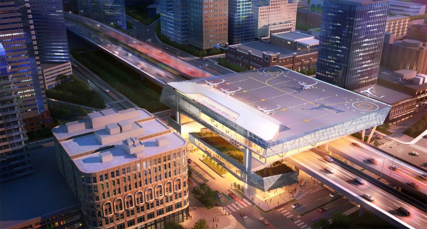 SHoP and Gensler reveal designs for Uber Air Skyports