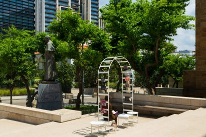 T SAKHI creates public spaces using Beirut's security infrastructure