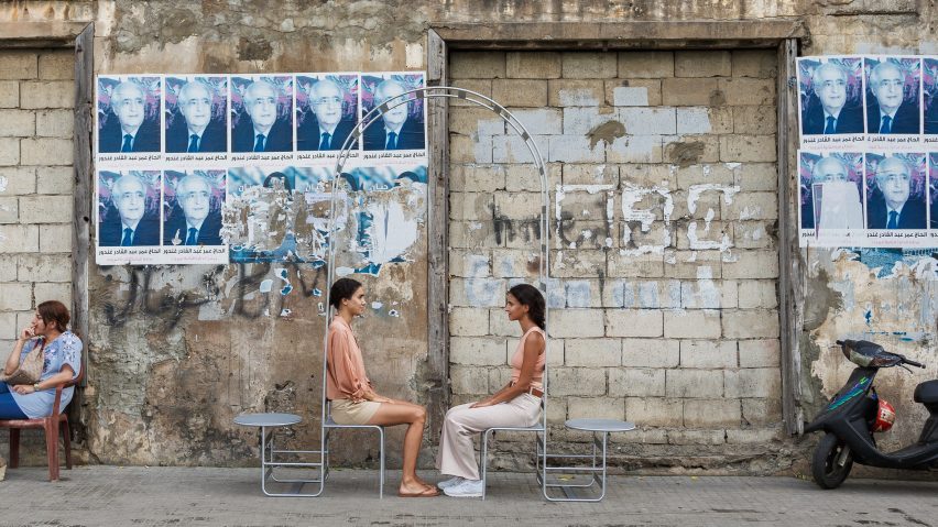T SAKHI creates public spaces using Beirut's security infrastructure