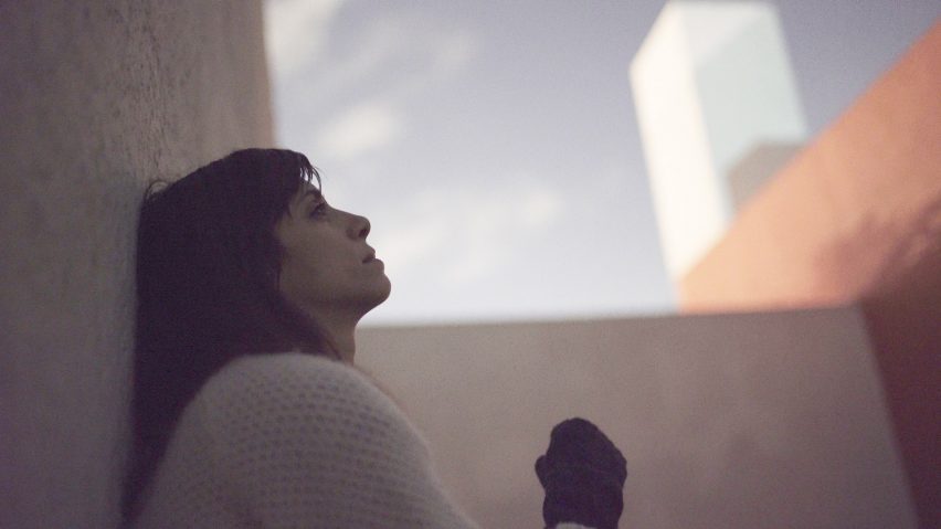 A still of Jill Magid from The Proposal film