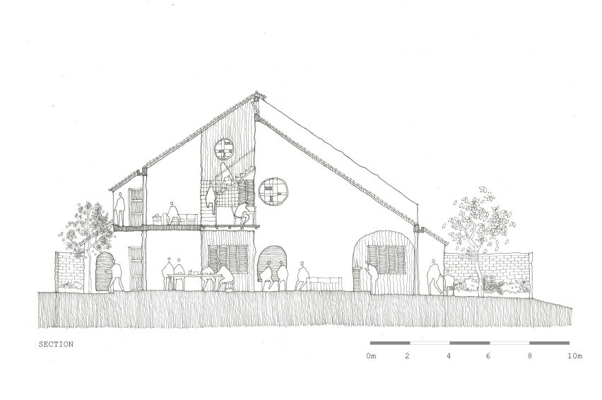 Tile Roof House by K58atelier