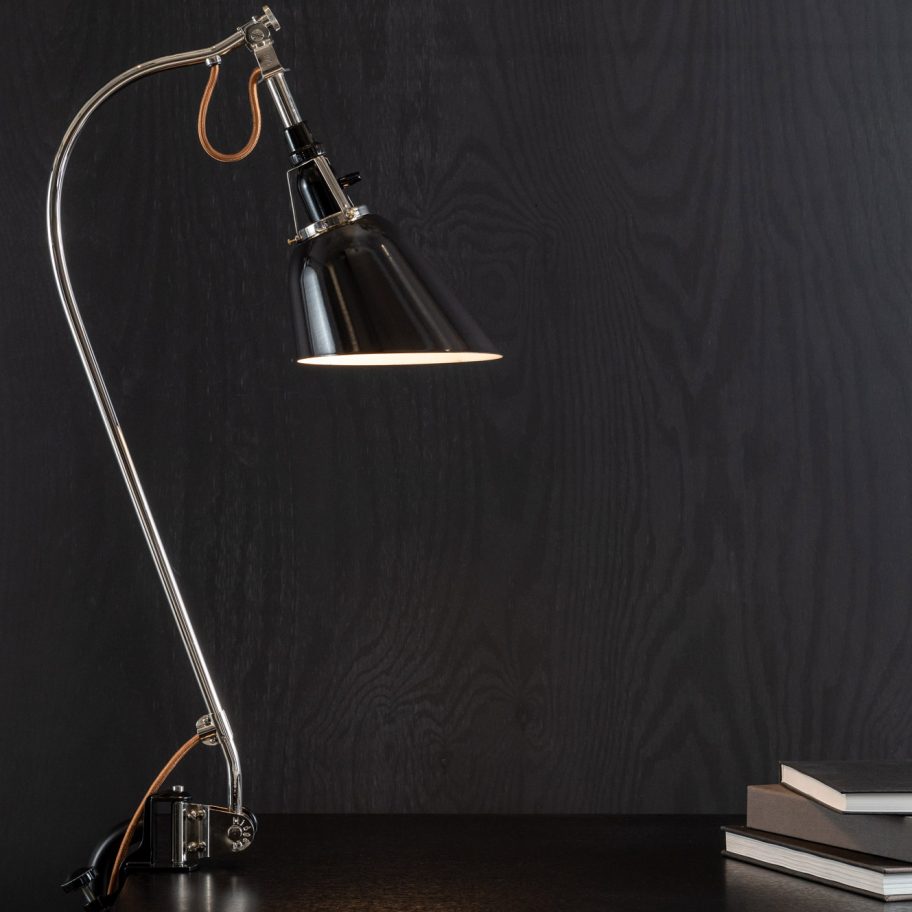 Adjustable lamp used by Walter Gropius and the Bauhaus school revived