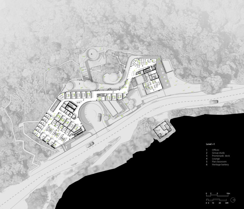 First floor plan of University of Chicago campus by Revery Architecture