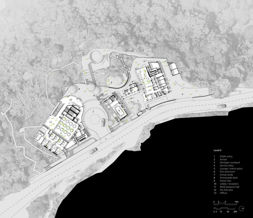 Ground floor plan of University of Chicago campus by Revery Architecture