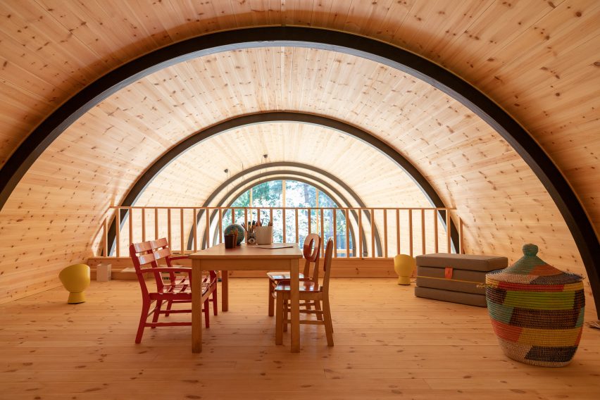 Vibo Tværveh cabin in Nykøbing Sjælland, Denmark, by Valbæk Brørup Architects
