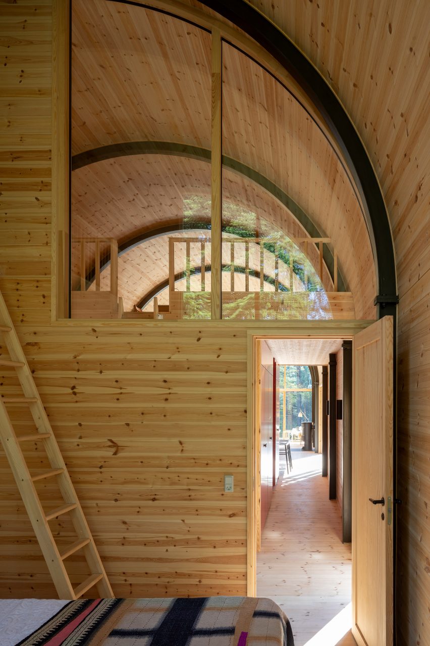 Vibo Tværveh cabin in Nykøbing Sjælland, Denmark, by Valbæk Brørup Architects