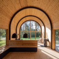 Vibo Tværveh cabin in Nykøbing Sjælland, Denmark, by Valbæk Brørup Architects