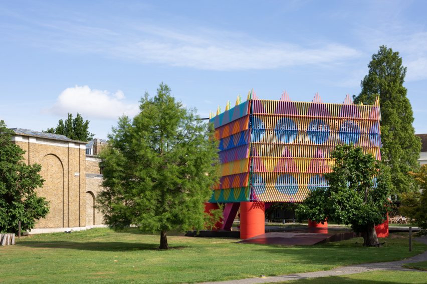 Dulwich Pavilion: The Colour Palace by Yinka Ilori and Pricegore