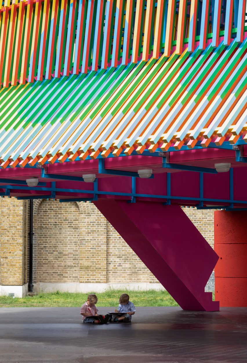 Dulwich Pavilion: The Colour Palace by Yinka Ilori and Pricegore
