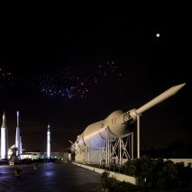 Studio Drift Kennedy Space Centre moon landing drones