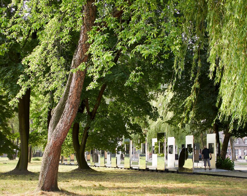 Daniel Libeskind has designed a display in Poland for Through the Lens of Faith, photographer Caryl Englander's portraits of Auschwitz-Birkenau survivors.