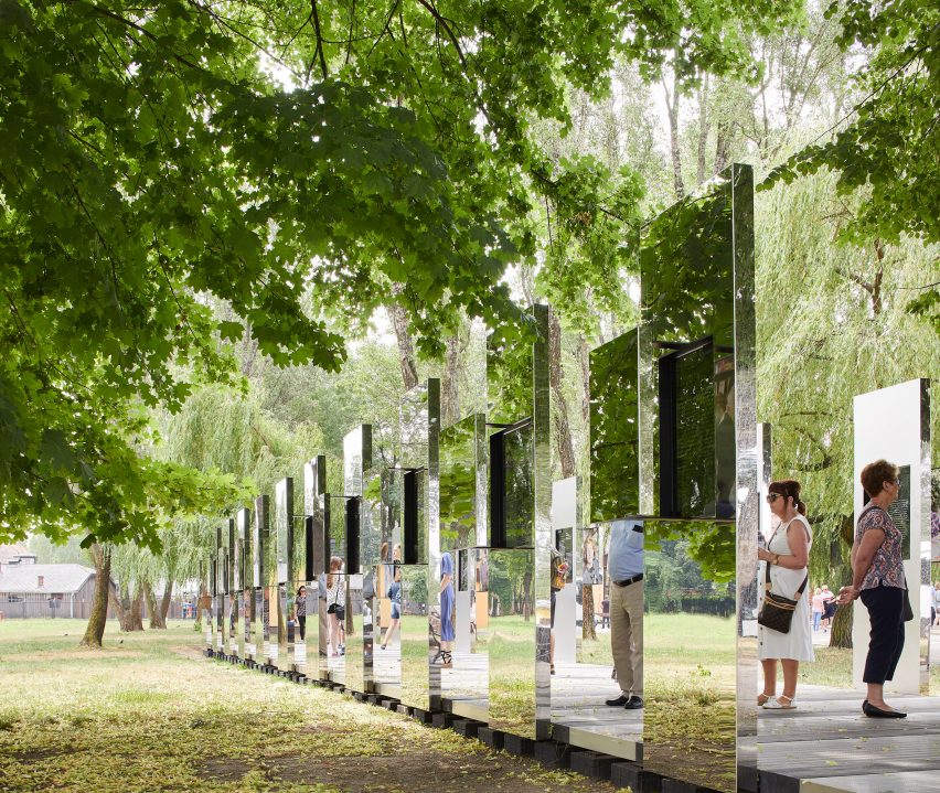Daniel Libeskind has designed a display in Poland for Through the Lens of Faith, photographer Caryl Englander's portraits of Auschwitz-Birkenau survivors.