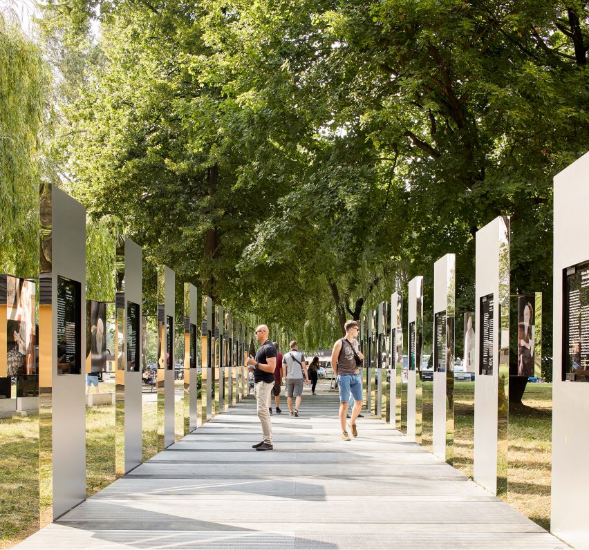 Daniel Libeskind has designed a display in Poland for Through the Lens of Faith, photographer Caryl Englander's portraits of Auschwitz-Birkenau survivors.