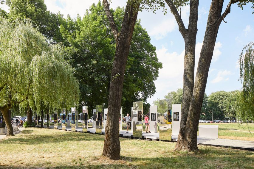 Daniel Libeskind has designed a display in Poland for Through the Lens of Faith, photographer Caryl Englander's portraits of Auschwitz-Birkenau survivors.