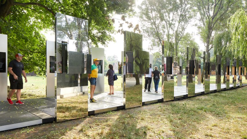 Daniel Libeskind has designed a display in Poland for Through the Lens of Faith, photographer Caryl Englander's portraits of Auschwitz-Birkenau survivors.