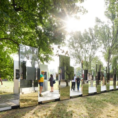 Daniel Libeskind has designed a display in Poland for Through the Lens of Faith, photographer Caryl Englander's portraits of Auschwitz-Birkenau survivors.