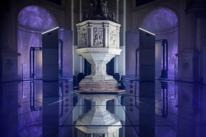 Ultravioletto's Neural Mirror shows audiences an AI reflection of themselves