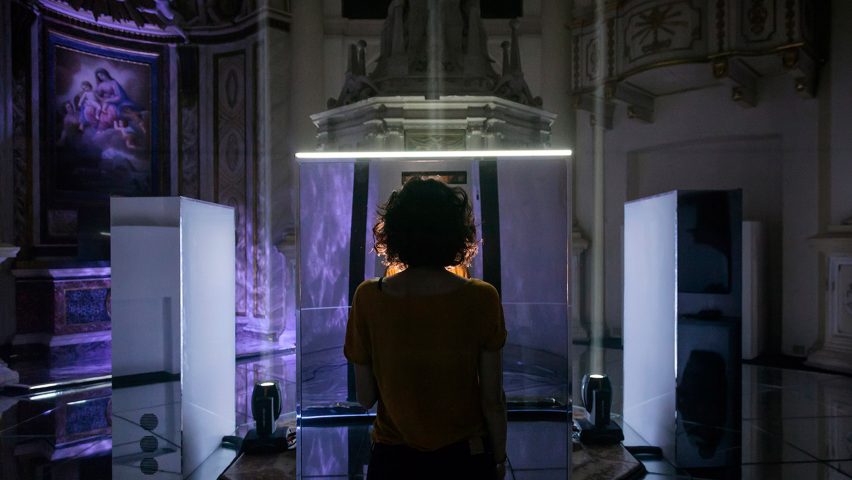 Ultravioletto's Neural Mirror shows audiences an AI reflection of themselves