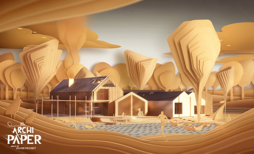 ArchiPaper movie: A surrealist story about architecture by Rafal Barnas