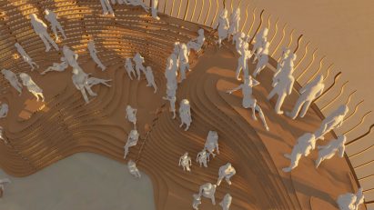 Playascape Burning Man festival pavilion by Atmos Studio