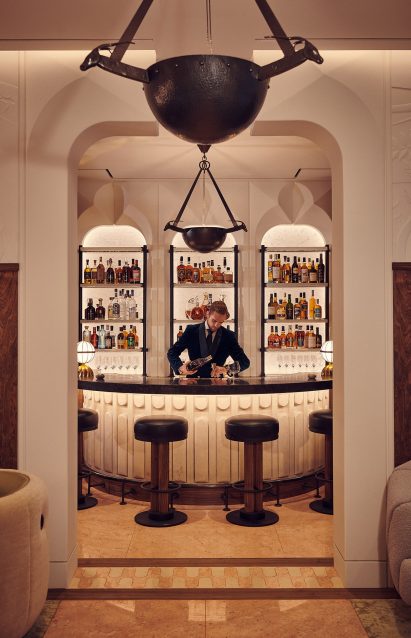 The Berkeley bar and terrace, designed by Bryan O'Sullivan Studio
