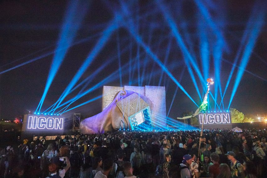 Block9 IICON stage at Glastonbury 2019