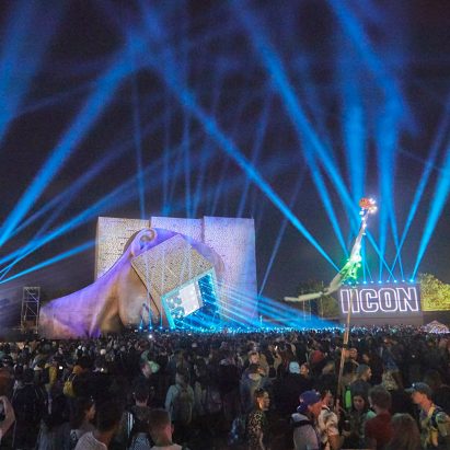 Block9 IICON stage at Glastonbury 2019