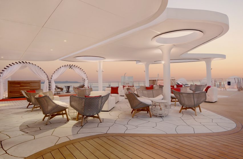 BG Studio take design cues from reptiles for a luxury cruise ship sailing the Galápagos Islands