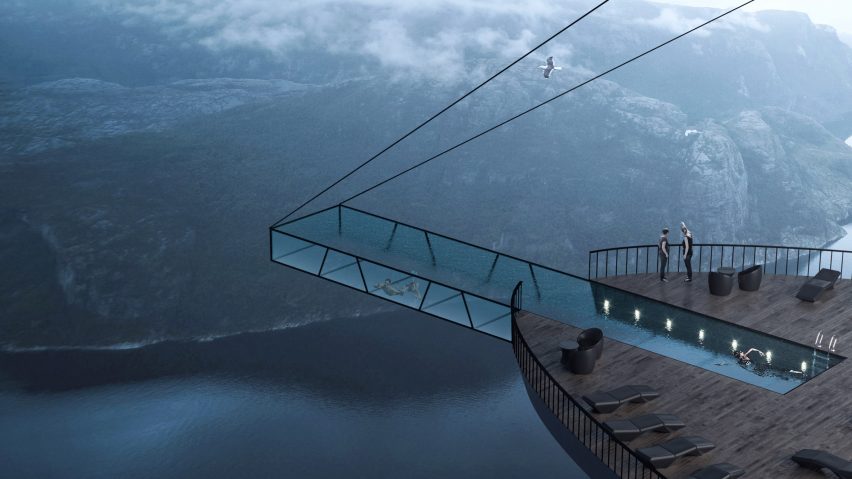 Cliff Concept Boutique Hotel by Hayri Atak Architectural Design Studio in Norway