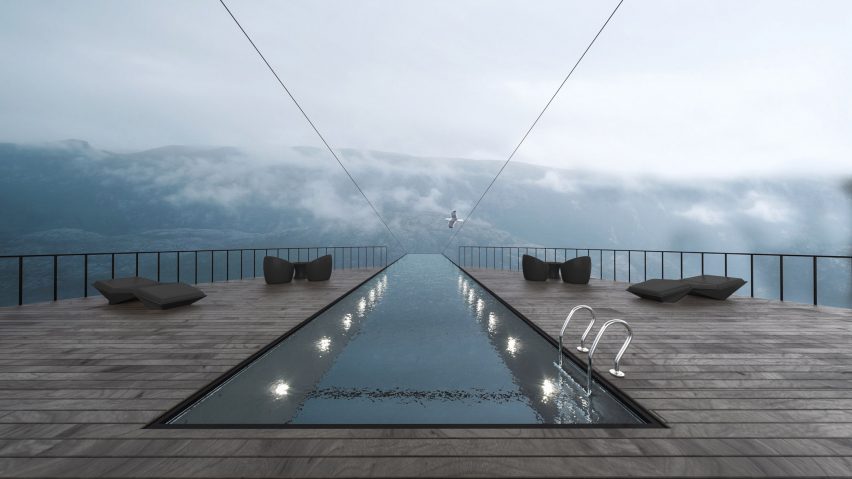 Cliff Concept Boutique Hotel by Hayri Atak Architectural Design Studio in Norway