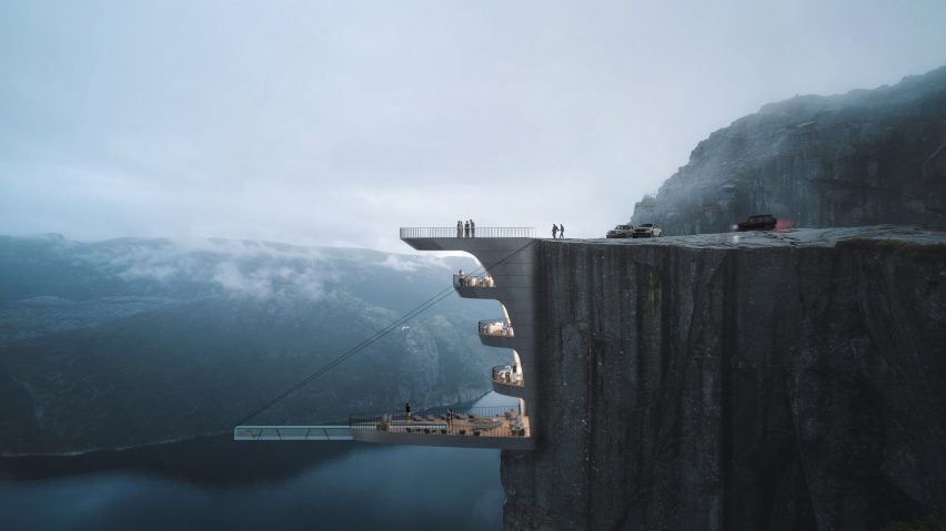 Cliff Concept Boutique Hotel by Hayri Atak Architectural Design Studio in Norway
