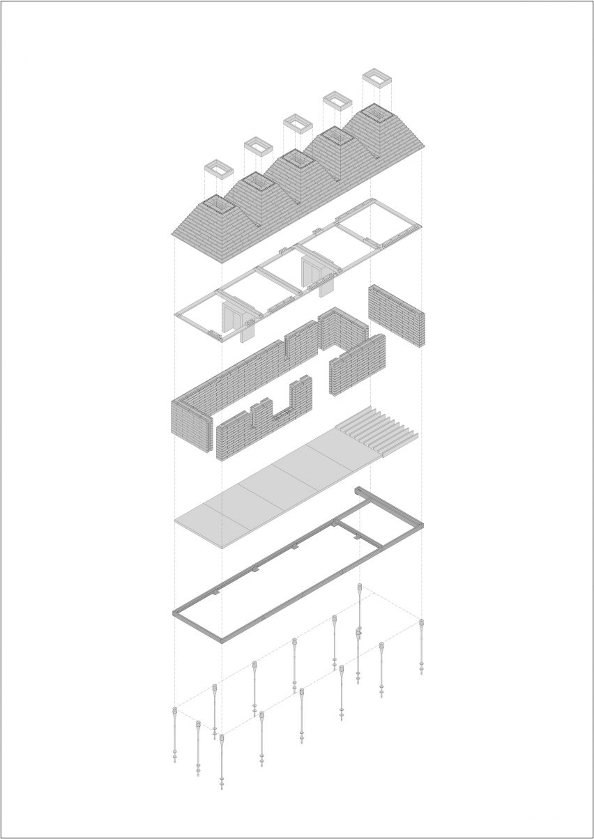 Stirling Prize-shortlisted Cork House by Matthew Barnett Howland with Dido Milne and Oliver Wilton in Berkshire, England
