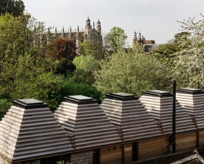 Stirling Prize-shortlisted Cork House by Matthew Barnett Howland with Dido Milne and Oliver Wilton in Berkshire, England