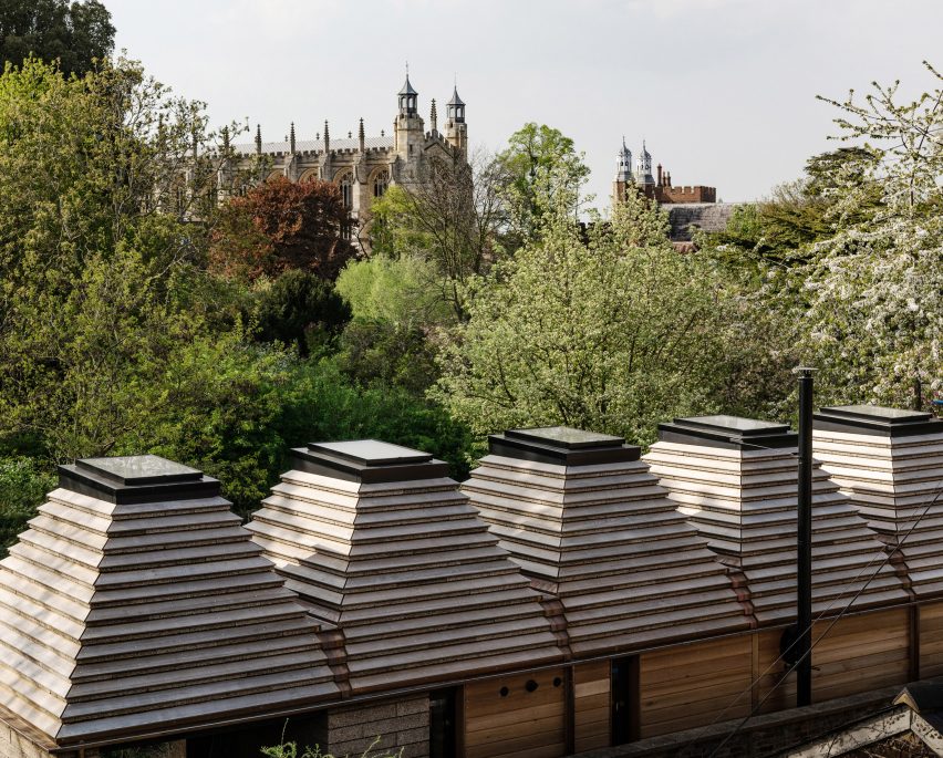Stirling Prize-shortlisted Cork House by Matthew Barnett Howland with Dido Milne and Oliver Wilton in Berkshire, England