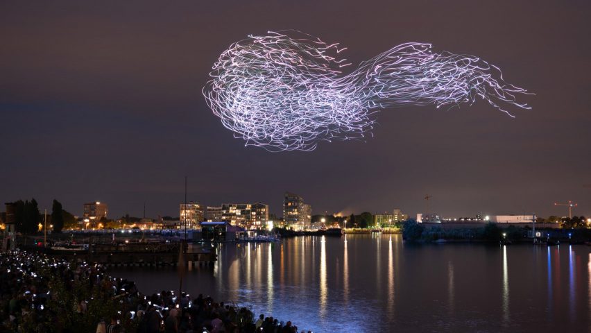 Dezeen Awards 2019 design longlist includes a swarm of drones programmed to mimic a flock of birds 