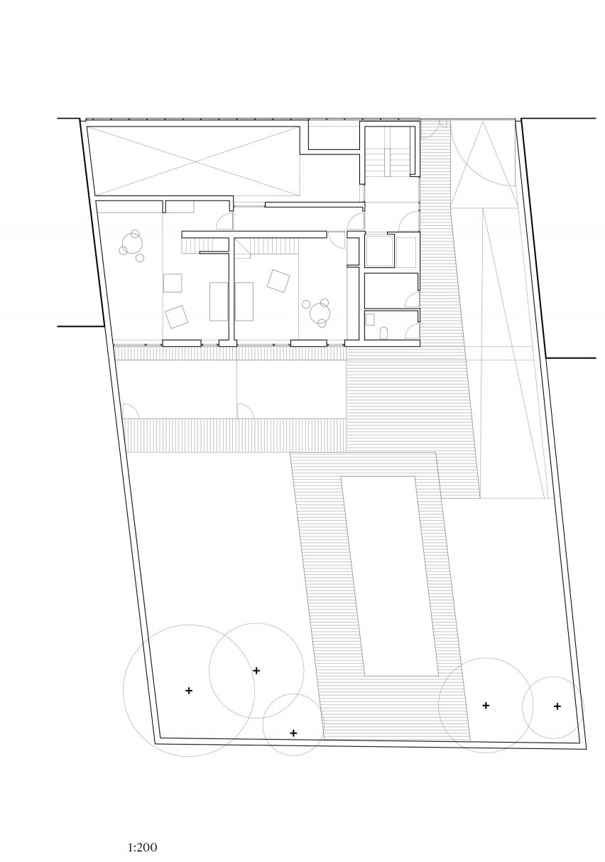 Ground floor plan of Elcano Housing Block by FRPO