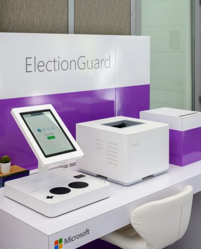 ElectionGuard voting machine by Tucker Viemeister