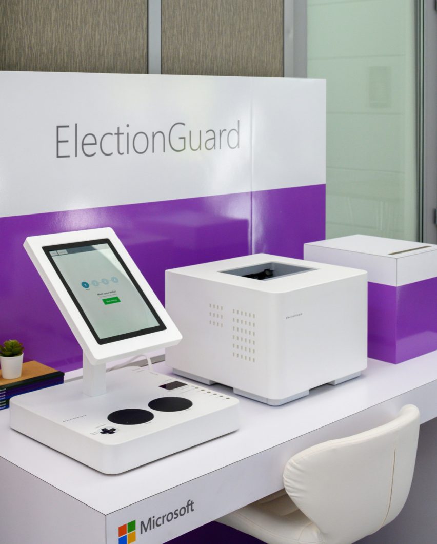 ElectionGuard voting machine by Tucker Viemeister