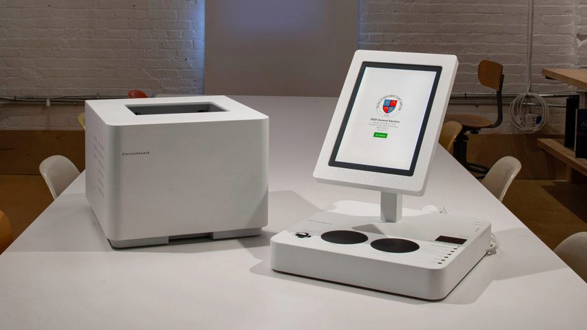 ElectionGuard voting machine by Tucker Viemeister