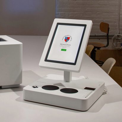 ElectionGuard voting machine by Tucker Viemeister