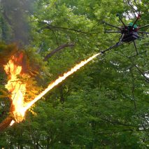 Flamethrower drone can shoot a seven-metre-long stream of fire