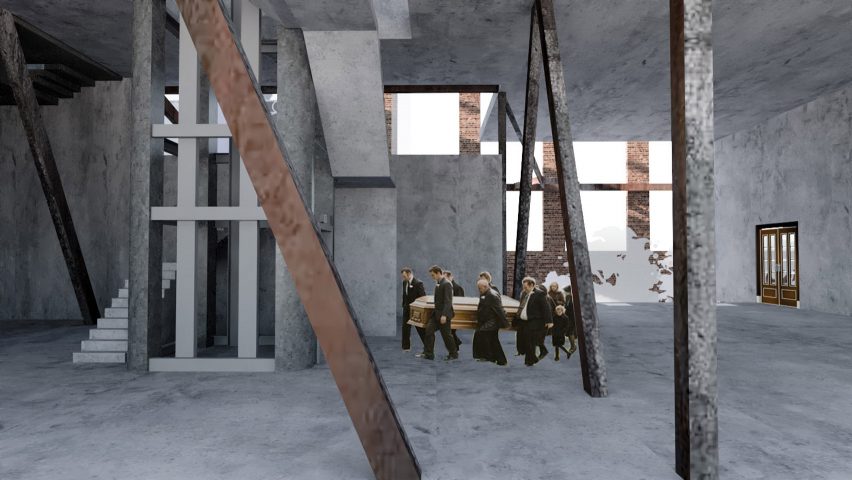 Funeral Futures Eco-crematorium by Moying Huang