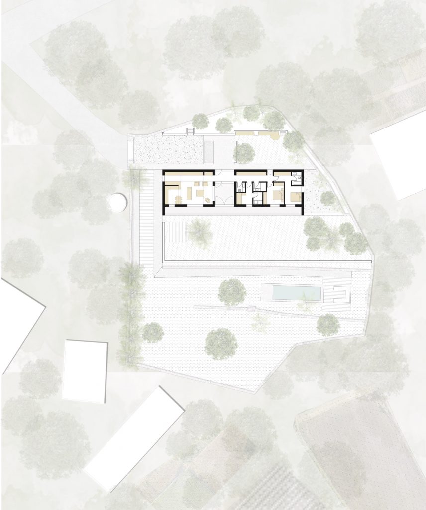 Floor plan of Goat House by Talin Architectural Design